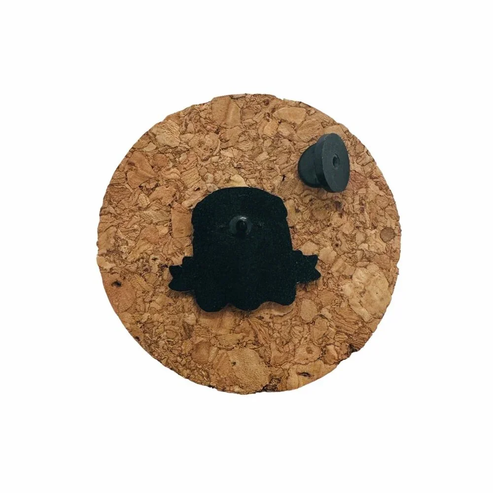 ☀️Enamel Pin host Bootiful Beautiful So Cute Needle Minder Broch White Flowers - Picture 3 of 6